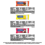 LUNA Bar - Variety Pack - Gluten-Free - Non-GMO - 7-9g Protein - Made with Organic Oats - Low Glycemic - Whole Nutrition Snack Bars - Amazon Exclusive - 1.69 oz. (12 Count)