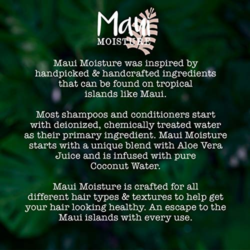 Maui Moisture Lightweight Hydration + Hibiscus Shampoo + Conditioner for Daily Moisture, No Sulfates, 13 Fl Oz