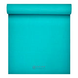 Gaiam Essentials Premium Yoga Mat with Carrier Sling, Teal, 72 InchL x 24 InchW x 1/4 Inch Thick