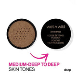 Wet n Wild Photo Focus Loose Baking Setting Powder, Highlighter Makeup, Suitable for All Skin Tones, Banana