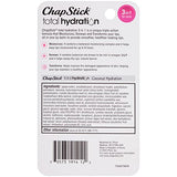 ChapStick Total Hydration Coconut Lip Balm Tube, Hydrating Coconut ChapStick for Lip Care - 0.12 Oz