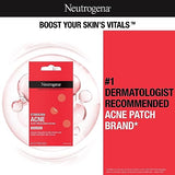 Neutrogena Stubborn Acne Blemish Patches, Ultra-Thin Hydrocolloid Acne Patch Absorbs Fluids & Removes Impurities To Help Pimples Look Smaller After One Use, 2 x 24 Patches, (48 Patches)