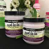 Aunt Jackies Curl La La, Lightweight Curl Defining Custard, Enriched with Shea Butter & Olive Oil, Basic, 15 Ounce