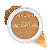 Wet n Wild Bare Focus Clarifying Finishing Powder | Matte | Pressed Setting Powder Light-Medium