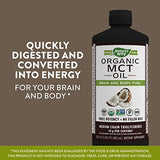 Nature's Way MCT Oil, Brain and Body Fuel from Coconuts*; Keto and Paleo Certified, Organic, Gluten Free, Non-GMO Project Verified, 30 Fl. Oz.