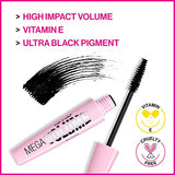 Wet n Wild Mega Volume Waterproof Mascara, Very Black, 0.21 Ounce,C157A