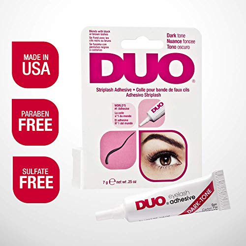 Duo Strip Lash Adhesive White/Clear, for Strip False Eyelash, 0.25 oz, 1-Pack