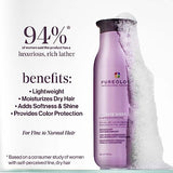 Pureology Hydrate Sheer Nourishing Shampoo | For Fine, Dry Color Treated Hair | Sulfate-Free | Silicone-Free | Vegan