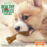 Nylabone Healthy Edibles Puppy Natural Long Lasting Dog Chew Treats Lamb & Apple X-Small/Petite (8 Count) , 6.2 Ounce (Pack of 1)