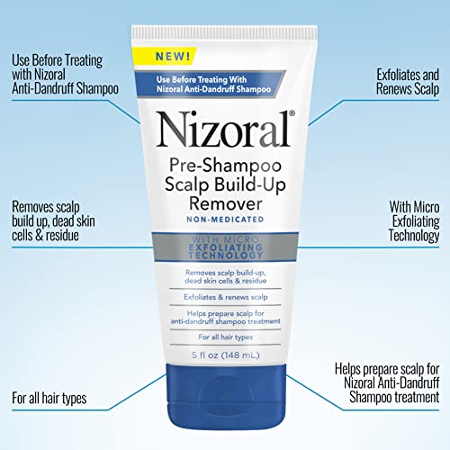 Nizoral Pre-Shampoo Scalp Build-Up Remover - Exfoliates and Renews Helps Prepare for Anti-Dandruff Shampoo Treatment, 5 oz