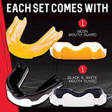 Franklin Sports Athletic Mouthguards - Sport Mouthguards for Football, Wrestling, MMA, Boxing + More - All Sport Mouthguards - Youth Ages 6 - 11 - 2 Pack