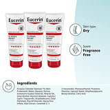 Eucerin Eczema Relief Cream, Full Body Lotion for Eczema-Prone Skin, Moisturizing Eczema Cream, Body Moisturizer, Multi-Pack, 8 oz. Tube (Pack of 3)