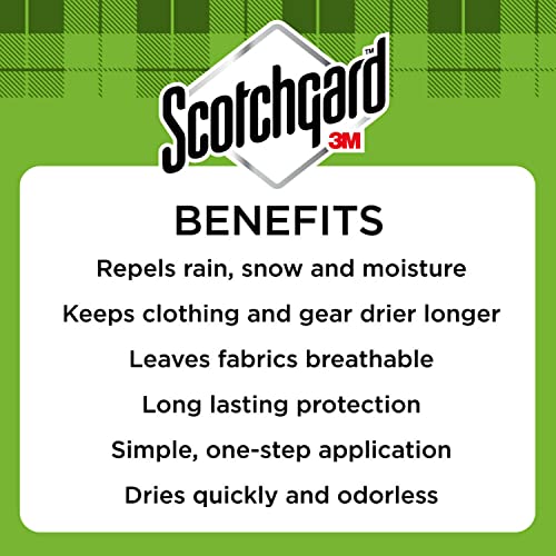 Scotchgard Outdoor Water Shield, Water Repellent Spray for Outdoor Summer and Spring Gear and Patio Furniture, Fabric Spray for Protection Against the Rainy Spring Weather, 21 Ounces (2 Cans)