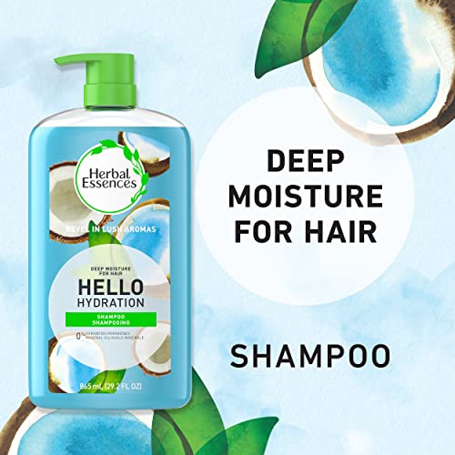 Herbal Essences Hello hydration shampoo shampooing for hair 29.2 FL OZ (Packaging may vary)