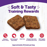 Wellness Rewarding Life Grain-Free Soft Dog Treats (Previously Wellbites), Made in USA with Natural Ingredients, Ideal for Training (Beef & Turkey Recipe, 6-Ounce Bag)