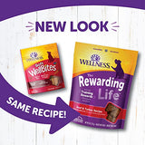 Wellness Rewarding Life Grain-Free Soft Dog Treats (Previously Wellbites), Made in USA with Natural Ingredients, Ideal for Training (Beef & Turkey Recipe, 6-Ounce Bag)