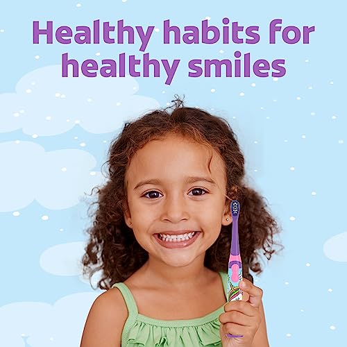 Colgate Kids Battery Powered Toothbrush, Unicorn, Extra Soft Toothbrush, Ages 3 and Up, 1 Pack