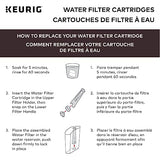 Keurig Water Filter Refill Cartridges, Replacement Water Filter Cartridges, Compatible with 2.0 K-Cup Pod Coffee Makers, 2 Count