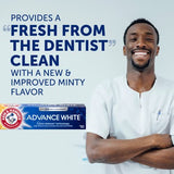 Arm & Hammer Advance White Toothpaste, Clean Mint Flavor, Stain Defense Technology, 6.0oz (4-Pack)