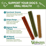 WHIMZEES by Wellness Stix Natural Dental Chews for Dogs, 3X Longer Lasting & Grain-Free, Freshen Breath & Fight Plaque & Tartar, Medium Breed, 14 Count