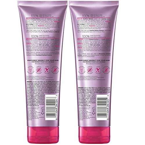 L'Oreal Paris EverPure Moisture Sulfate Free Shampoo and Conditioner with Rosemary Botanical, for Dry Hair, Color Treated Hair, 1 kit