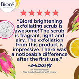 Bioré Brightening Exfoliating Scrub, 3.5 Fluid Ounces, to Exfoliate and Even Skin Tone, for All Skin Types