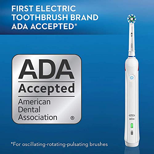 Oral-B Smart 1500 Rechargeable Electric Powered Toothbrush, White with Visible Pressure Sensor to Protect Gums - 3 Modes - 2 Minute Timer – Deep Cleans