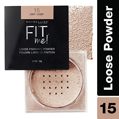 Maybelline New York Fit Me Loose Setting Powder, Face Powder Makeup & Finishing Powder, Medium, 1 Count