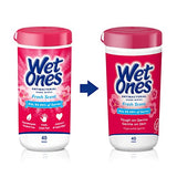 Wet Ones Antibacterial Hand Wipes, Fresh Scent Wipes | Antibacterial Wipes, Hand Sanitizer Wipes, Wet Ones Wipes, 40 ct. Canister (6 pack)