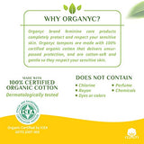 Organyc 100% Certified Organic Cotton Tampons, Plant-Based Eco-Applicator, Regular Flow, 16 Count (Pack of 6)