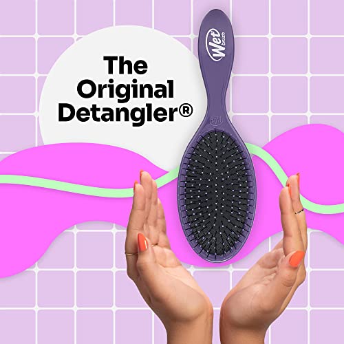 Wet Brush Original Detangler Hair Brush, Amazon Exclusive Purple - Ultra-Soft IntelliFlex Bristles - Detangling Hairbrush Glides Through Tangles For Wet, Dry & Damaged Hair - Women, & Men