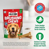 Milk-Bone Original Brushing Chews, 6 Large Daily Dental Dog Treats (Pack of 5)