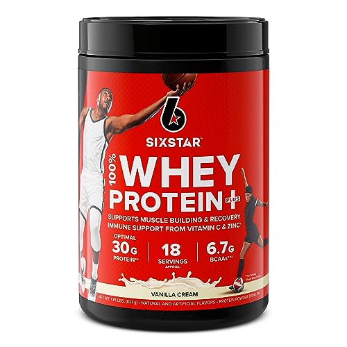 Six Star Whey Protein Powder Whey Protein Plus Whey Protein Isolate & Peptides Lean Protein Powder for Muscle Gain Muscle Builder for Men & Women Triple Chocolate, 1.8 lbs (Package Varies)