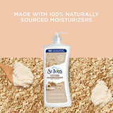 St. Ives Soothing Hand and Body Lotion Moisturizer for Dry Skin Oatmeal and Shea Butter Made with 100 percent Natural Moisturizers, 21 Fl Oz (Pack of 4)