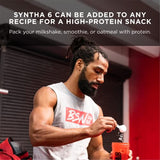 BSN SYNTHA-6 Whey Protein Powder with Micellar Casein, Chocolate Milk Protein Isolate Powder, Chocolate Milkshake, 97 Servings (Package May Vary)