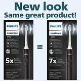 PHILIPS Sonicare 4100 Power Toothbrush, Rechargeable Electric Toothbrush with Pressure Sensor, Deep Pink HX3681/26