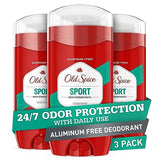 Old Spice Men's Deodorant Aluminum Free Lavender & Mint, 3.0oz (Pack of 3)