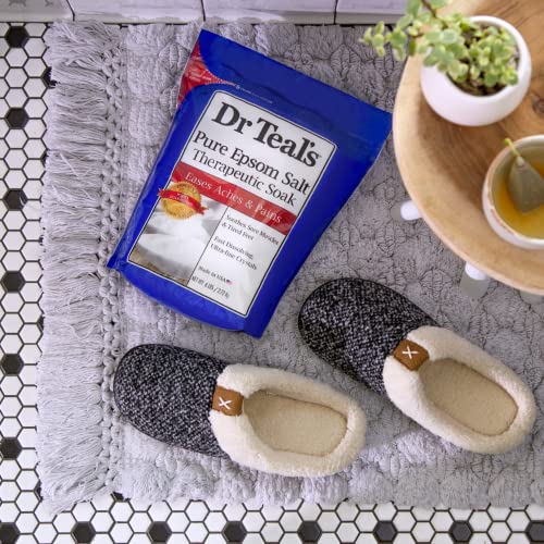 Dr Teal's Pure Epsom Salt Soak, Relax & Relief with Eucalyptus & Spearmint, 3lbs