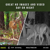 Moultrie Mobile Delta Base Cellular Trail Camera - 24MP Resolution Photos & Videos with Sound | .75s Trigger Speed & 36 invisible IR LEDs | Game Cam for Hunting with App Control | Verizon Nationwide