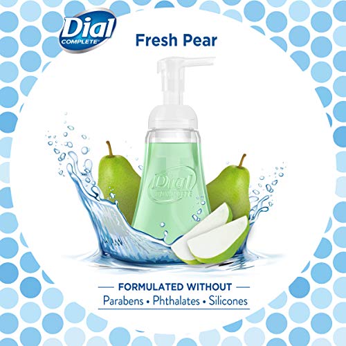 Dial Complete Anti-bacterial Foaming Hand Wash, 60 oz of Foaming Hand Soap. 2-scent Variety Pack Spring Water/Pear, 15 Fluid Ounces each (4 pack)