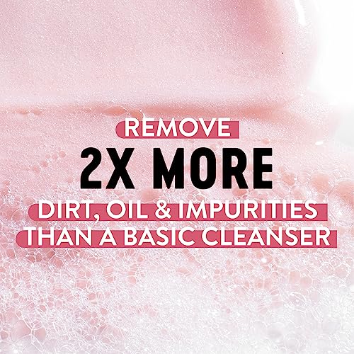 Bioré Rose Quartz + Charcoal Daily Purifying Cleanser, Oil Free Facial Cleanser Energizes Skin, Dermatologist Tested and Cruelty Free, 6.77 oz, Packaging May Vary