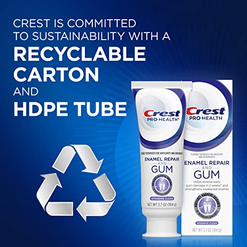 Crest Pro-Health Gum and Enamel Repair Toothpaste, Intensive Clean, 3.7 oz