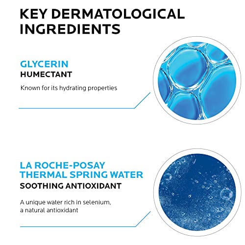 La Roche-Posay Toleriane Dermo Face Cleanser for Face & Eyes, Gentle Face Wash and Makeup Remover, Milky Texture, Fragrance Free, Preservative Free