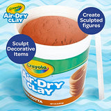 Crayola Air Dry Clay for Kids (5lbs), Reusable Bucket of Terra Cotta Clay for Sculpting, Bulk Arts and Crafts Supplies, Ages 3+