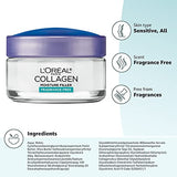 L'Oreal Paris Collagen Daily Face Moisturizer, Reduce Wrinkles, Face Cream 3.4 oz