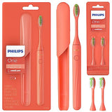 PHILIPS One by Sonicare Battery Toothbrush, Mango Yellow, HY1100/02