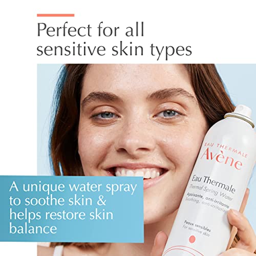 Eau Thermale Avene Thermal Spring Water, Soothing Calming Facial Mist Spray for Sensitive Skin - 5 fl. oz.