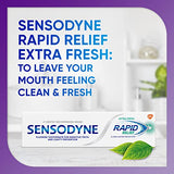 Sensodyne Rapid Relief Sensitive Toothpaste, Cavity Prevention and Sensitive Teeth Treatment - 3.4 Ounces