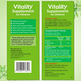 Herbion Naturals Vitality Supplement Syrup for Children, Promotes Growth and Appetite, Relieves Fatigue, Improves Mental and Physical Performance, Boosts Energy, 5 FL Oz - For Kids of 1 Year and Above