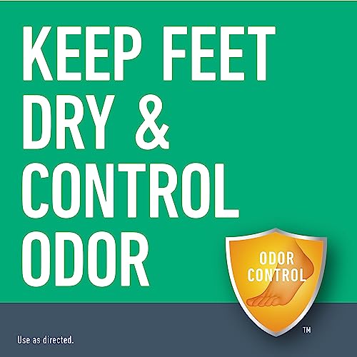 Lotrimin Daily Sweat & Odor Control Medicated Foot Powder - Antifungal Formula for Lasting Relief from Foot Odor, 6.25 Ounce (177 Grams)